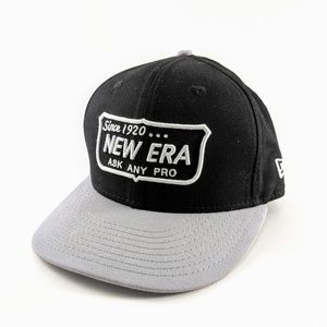 New Era Since 1920 Snapback 9FIFTY Hat Black Grey